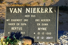 Van Niekerk, Bertus + Van Niekerk, Mynie
