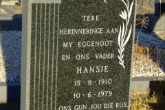 Van Rensburg, Hansie