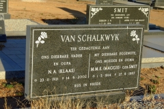 Van Schalkwyk, N. A. + Van Schalkwyk, M. M. E.