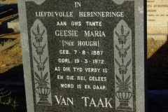Van Taak, Geesie Maria