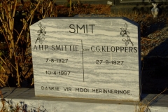 Smit A H P (Smittie) and C G Kloppers