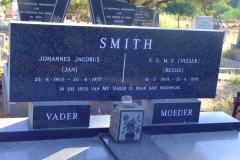 Smith Johannes Jacobus (Jan) and E G M E (Bessie) (nee Visser)