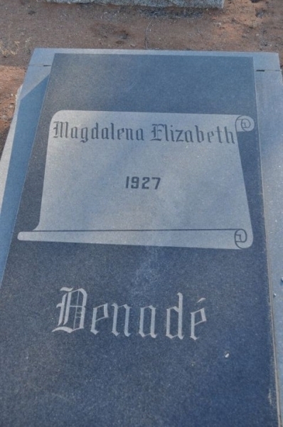 Benade, Magdalena Elizabeth