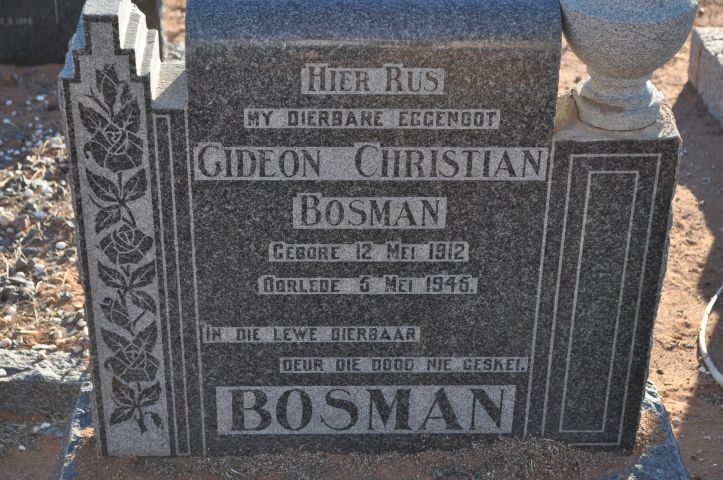 Bosman, Gideon Christian
