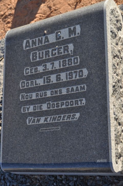 Burger, Anna