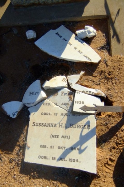 Burger, Sussanah H. nee Nel
