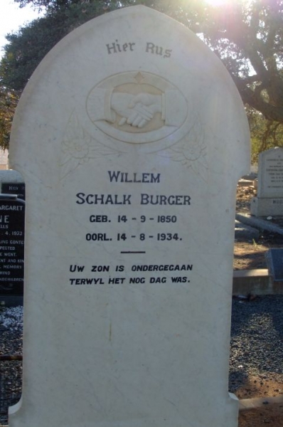 Burger, Willem Schalk