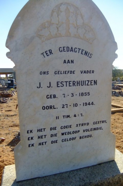 Esterhuizen, JJ