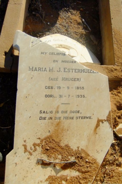 Esterhuizen, Maria nee Kruger