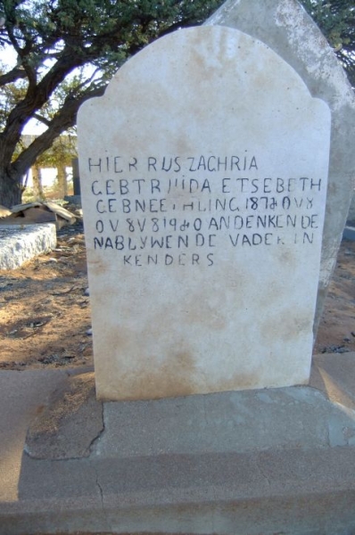 Etsebeth, Zacharia Gebtruida