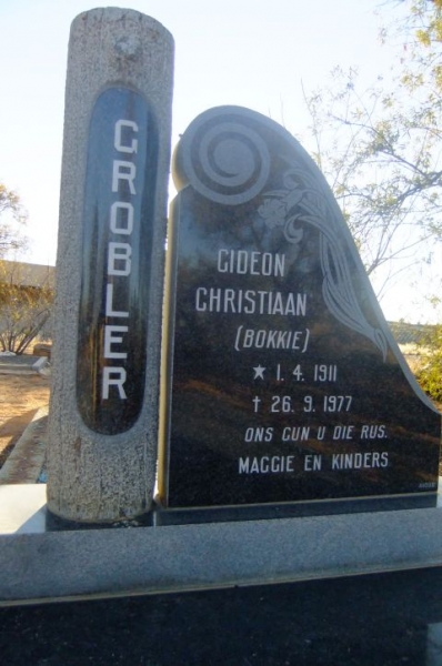 Grobler, Gideon Christiaan