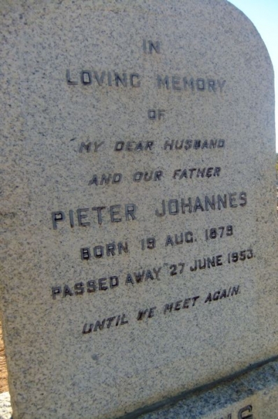 Illegible, Pieter Johannes