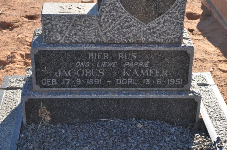 Kamfer, Jacobus