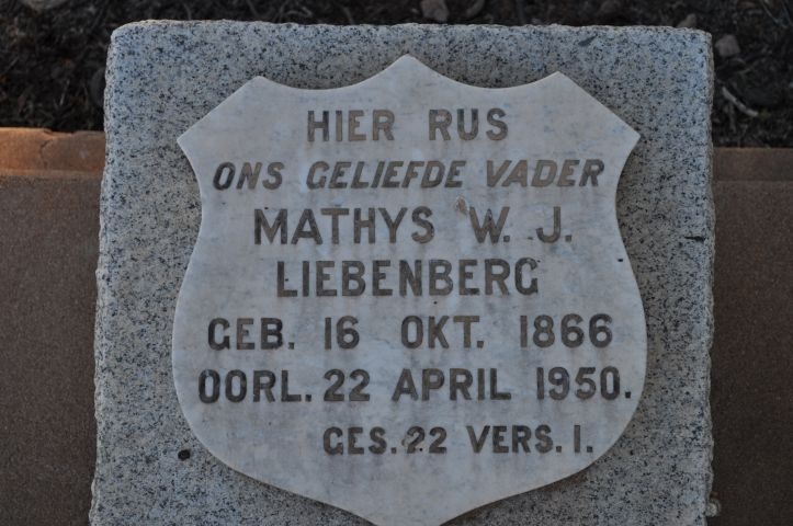 Liebenberg, Mathys WJ