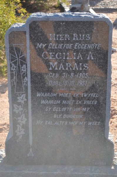 Marais, Cecilia A