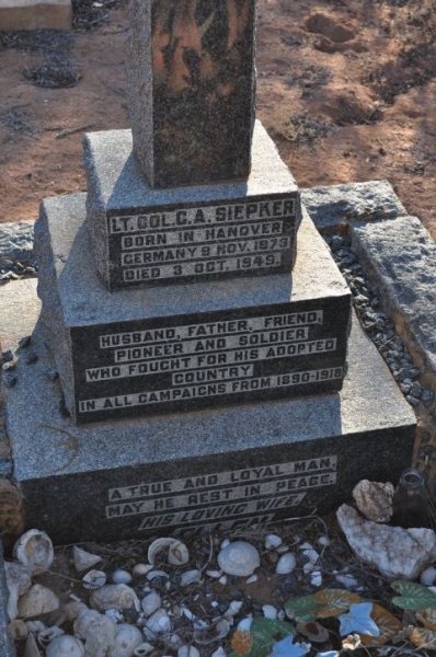 Siepker, Lt Col CA