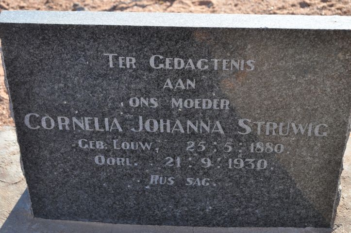 Struwig, Cornelia Johanna nee Louw