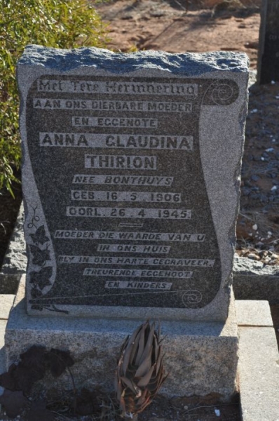 Thirion, Anna Claudina