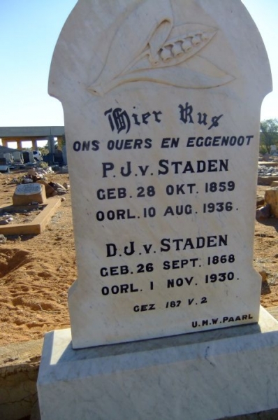 Van Staden, PJ + DJ