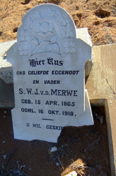 Van der Merwe, S.W.J.