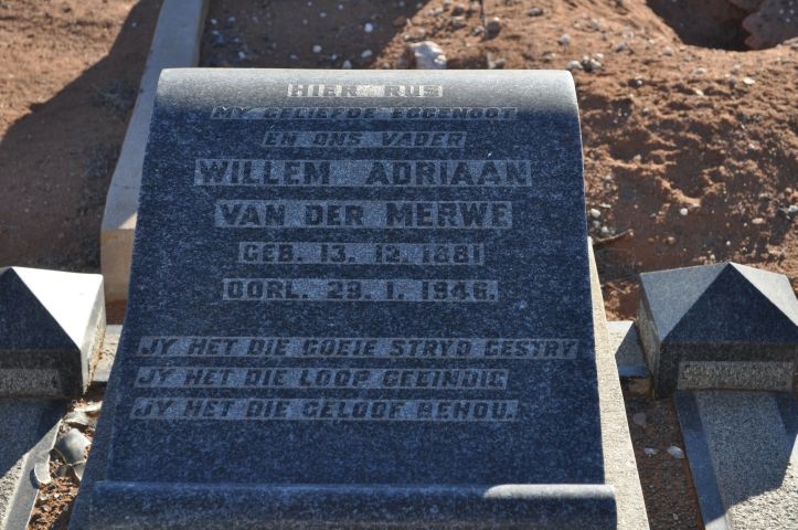Van der Merwe, Willem Adriaan