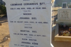 Biel, Coneraad Gerhardus + Johanna + Martha + Johanna Kuhn