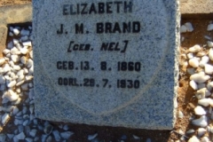 Brand, Elizabeth J.M. gebore Nel