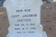 Coetzee, Gert Jacobus