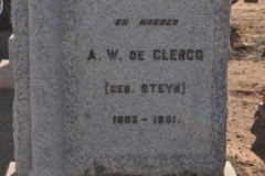 De Clerq, AW nee Steyn