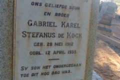 De Kock, Gabriel Stefanus