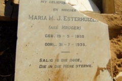 Esterhuizen, Maria nee Kruger
