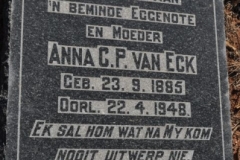 Van Eck, Anna CP