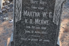Van der Merwe, Martha