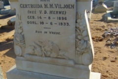 Viljoen, Gertruida M.M. gebore Van der Merwe