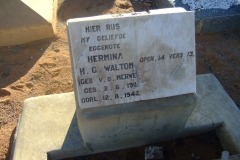 Walton, Hermina gebore Van der Merwe