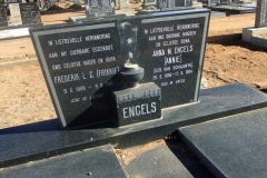 Engels, Frederick LG + Anna M nee Van Schalkwyk