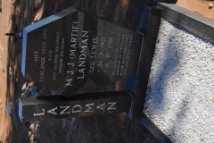 Landman, MJJ Martie born 26 March 1927 died 16 October 1982