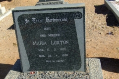 Loxton, Maria born 17 March 1875 died 28 April 1970