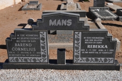 Mans, Barend Cornelius and Rebekka