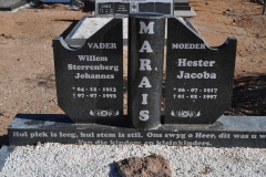 Marais, Willem Sterrenberg Johannes and Hester Jacoba