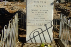 Merskey, Morris died 17 Novemver 1915 aged 38 years