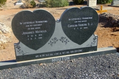 Mouton, Johannes Matheus born 16 August 1916 died 08 March 2001 and Carolina Francina born 07 December 1934