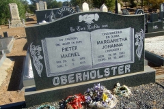 Oberholster, Pieter Machiel born 28 October 1908 died 11 February 1985 and Margaretha Johanna nee Kruger born 19 February 1913 died 06 October 2001