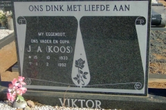 Viktor. Koos born 15 October 1933 died 01 February 1992