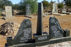 Visser, Hendrik Johannes born 01 January 1918 died 22 September 1983 and Johanna Jacoba Petronella born 20 October 1918 died 12 April 1981