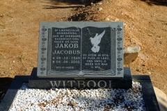 Witbooi, Jakob Jakobus boen 28 December 1949 died 04 June 2005