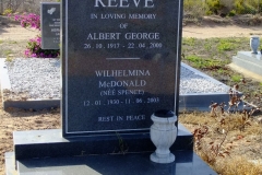 Reeve, Albert George + Wilhelmina