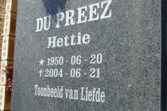 Du Preez, Hettie