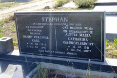 Stephan, Henry Percival Carl + Aletta Maria Catharina
