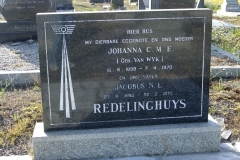 Redelinghuys, Johanna C.M.E + Jacobus N.L.